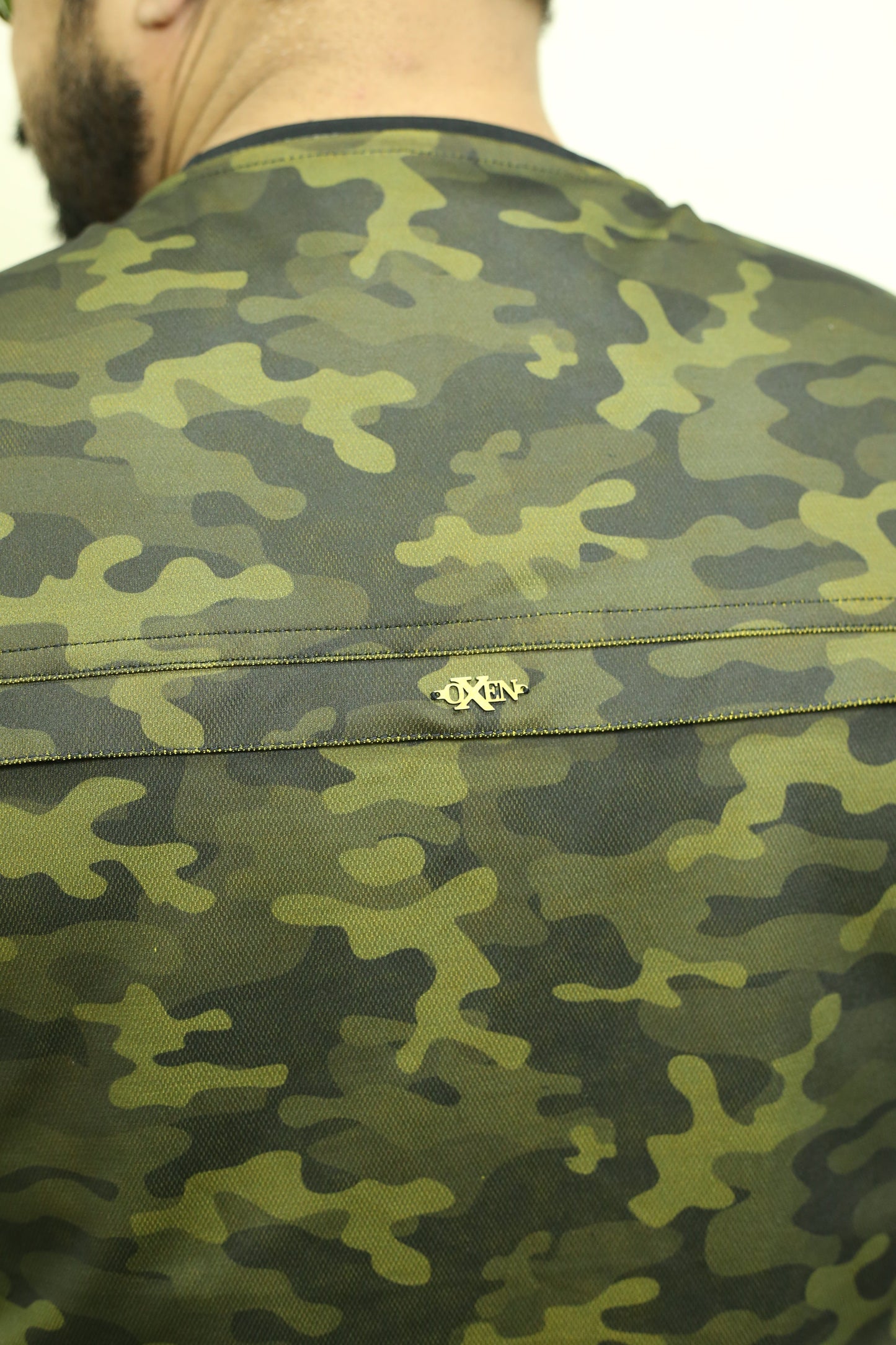 Premium Italian Textured fabrics Army Green Camouflage Sidu Four Pocket Jacket SDJkt-21