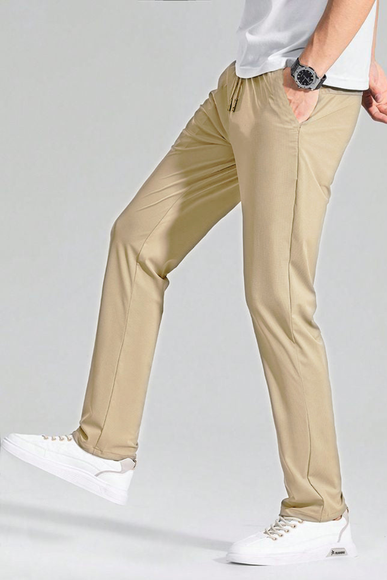 Men's premium 4 Way Lycra Beige Imported Trouser PT-3