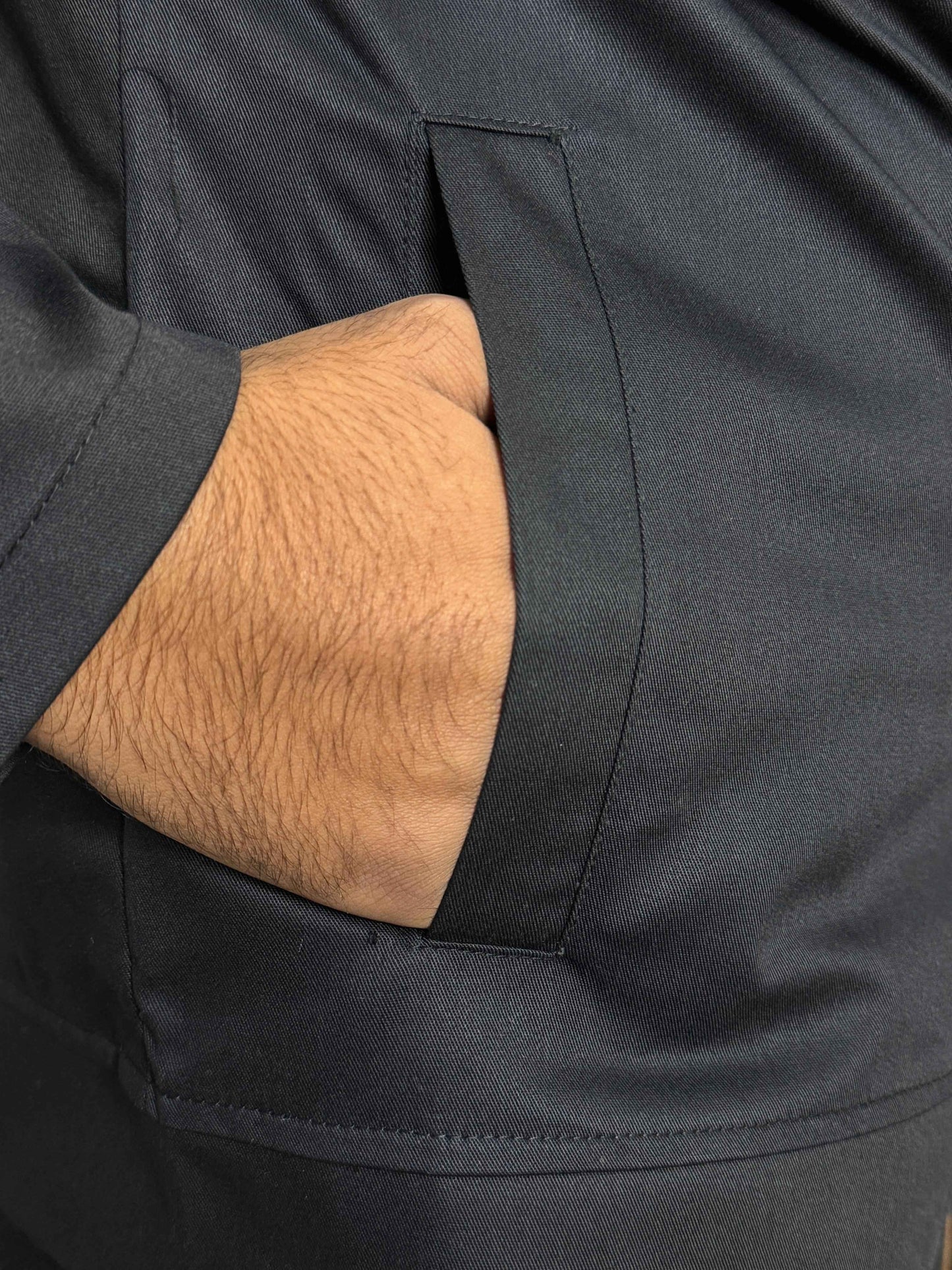 Premium Jet Black Full Sleeves Cotton Jeans Jacket