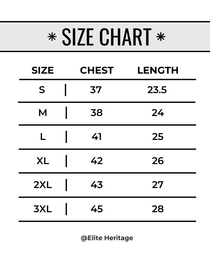 Size Chart Guide
