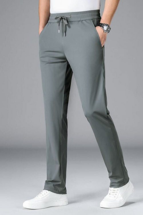 Men's premium 4 Way Lycra Light Gray Imported Trouser PT-8