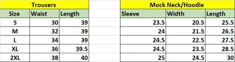 Size Chart Guide