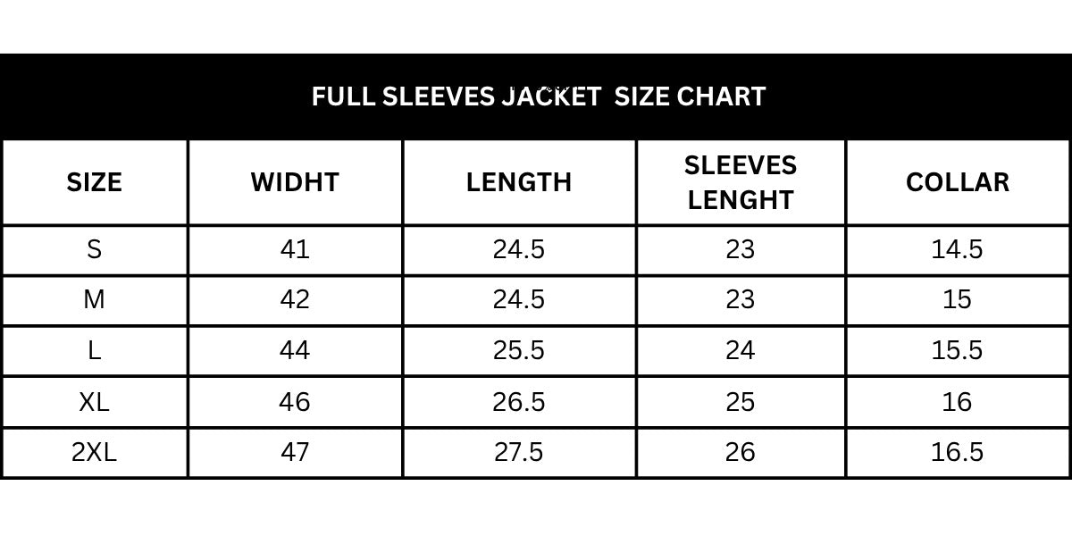 Size Chart Guide