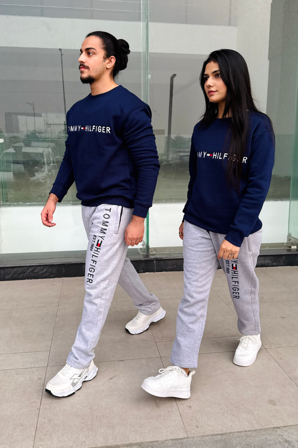 TMY HLFGR 100% Imported High Quality Cotton Fleece Tracksuit
