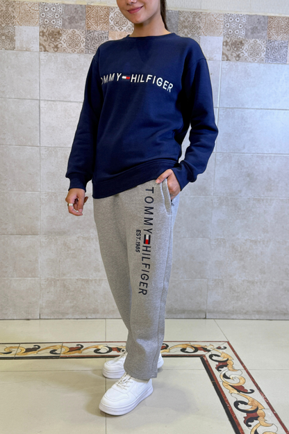 TMY HLFGR 100% Imported High Quality Cotton Fleece Tracksuit